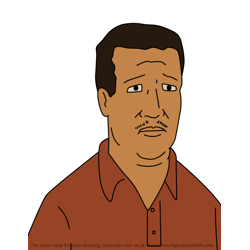How to Draw Enrique from King of the Hill