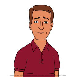 How to Draw Jim from King of the Hill