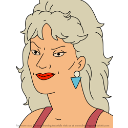 How to Draw Leanne Platter from King of the Hill