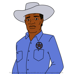 How to Draw Lester Payton from King of the Hill