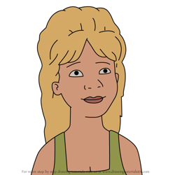 How to Draw Luanne Platter from King of the Hill
