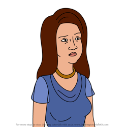 How to Draw Mary Ellen from King of the Hill