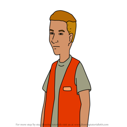 How to Draw Mike from King of the Hill