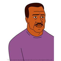 How to Draw Morgan from King of the Hill
