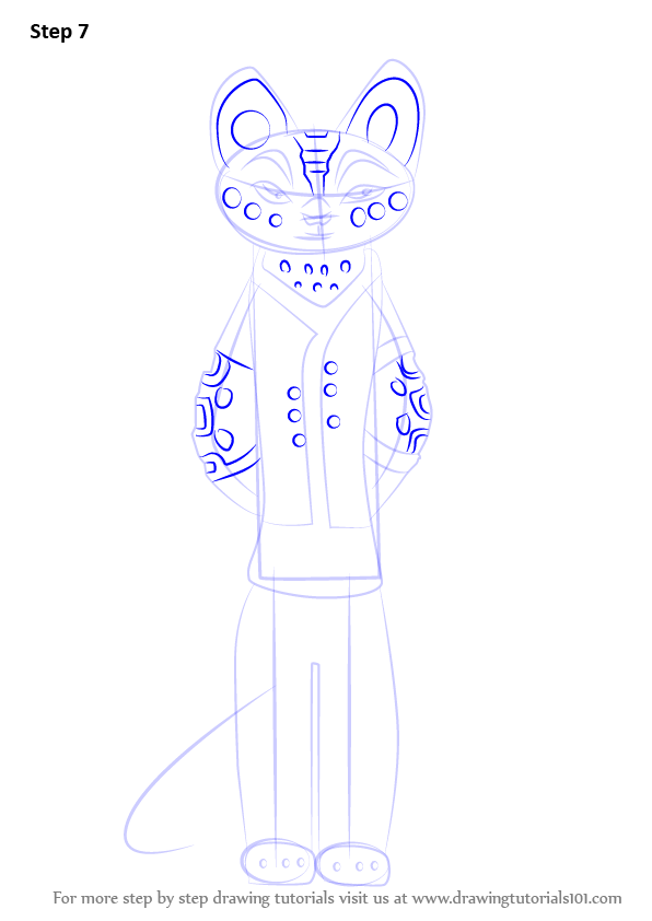 How to Draw Junjie's leopard students from Kung Fu Panda