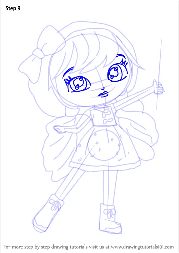 Learn How to Draw Lavender from Little Charmers (Little Charmers) Step