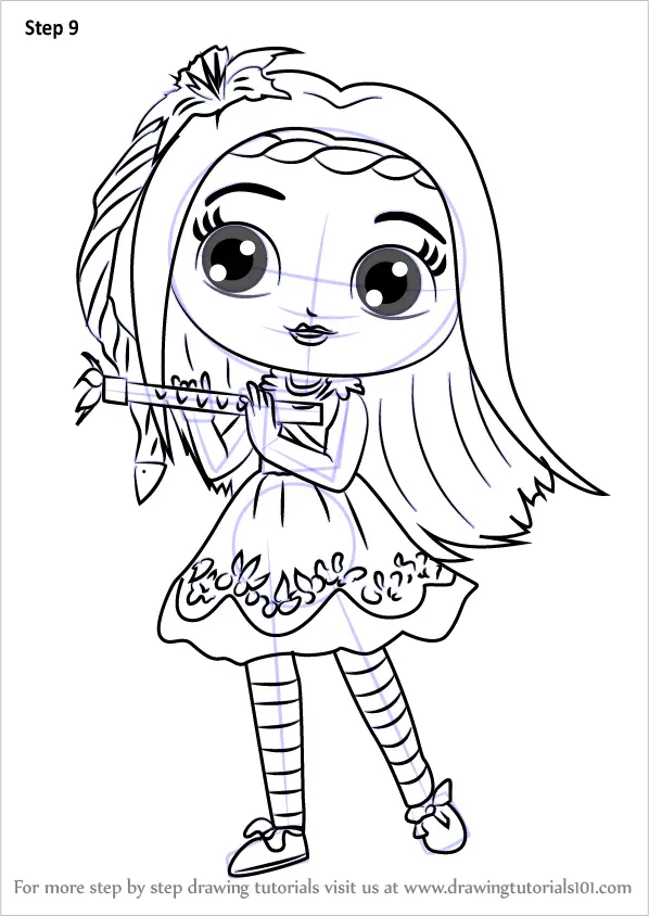 Learn How to Draw Posie from Little Charmers (Little Charmers) Step by