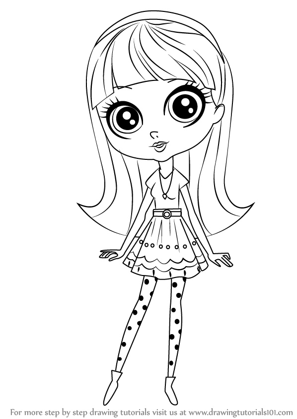 Learn How to Draw Blythe Baxter from Littlest Pet Shop (Littlest Pet ...