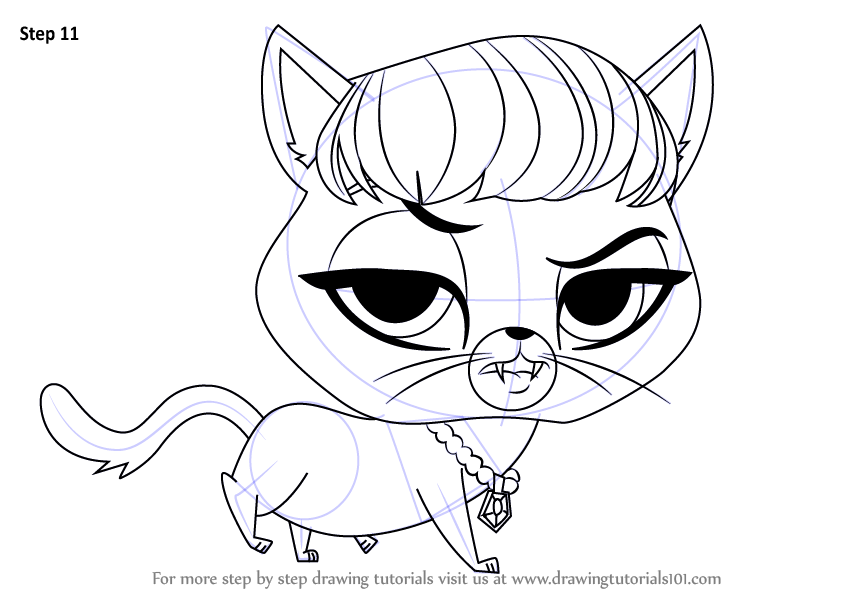 Learn How to Draw Delilah Barnsley from Littlest Pet Shop (Littlest Pet