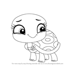 How to Draw Olive Shellstein from Littlest Pet Shop