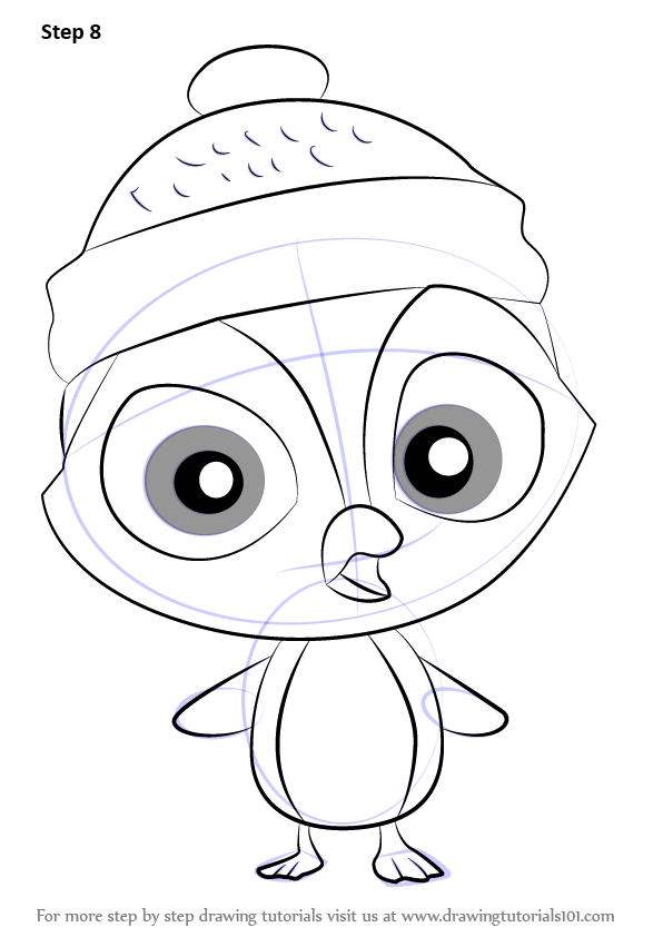 How to Draw Parker from Littlest Pet Shop (Littlest Pet