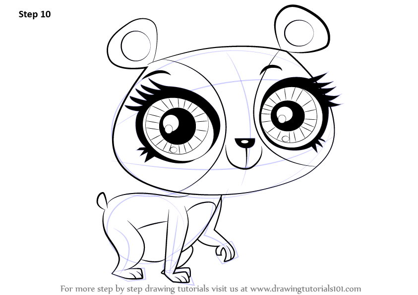 How to Draw Penny Ling from Littlest Pet Shop (Littlest Pet Shop) Step ...