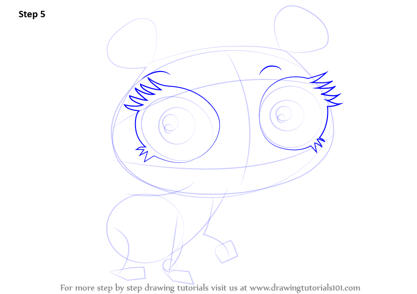 How to Draw Penny Ling from Littlest Pet Shop (Littlest Pet Shop) Step ...