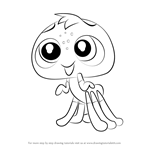 How to Draw Weber from Littlest Pet Shop