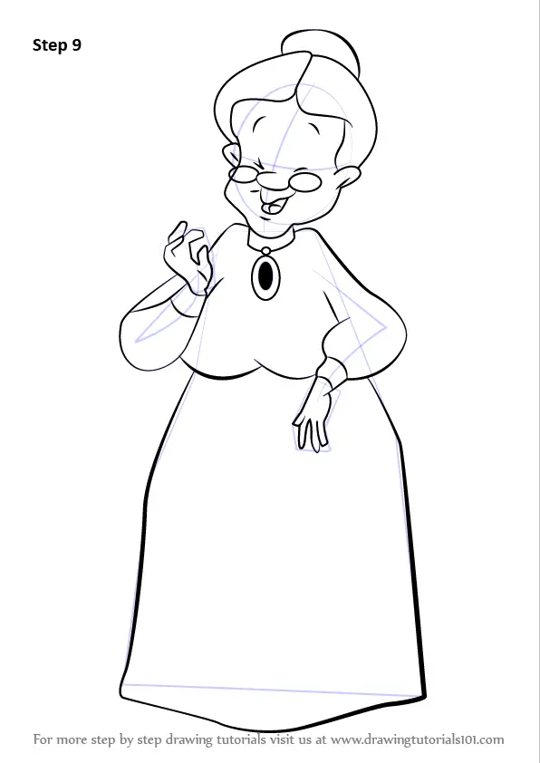 Learn How to Draw Granny from Looney Tunes (Looney Tunes) Step by Step