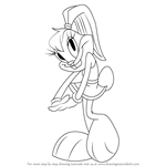 How to Draw Lola Bunny from Looney Tunes