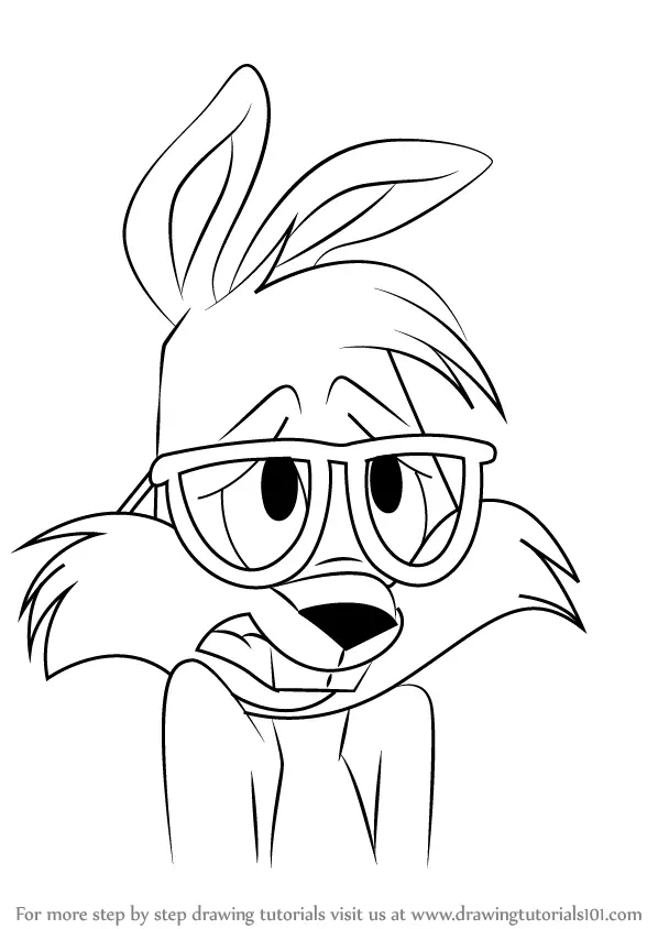 Learn How to Draw Rodney Rabbit from Looney Tunes (Looney Tunes) Step
