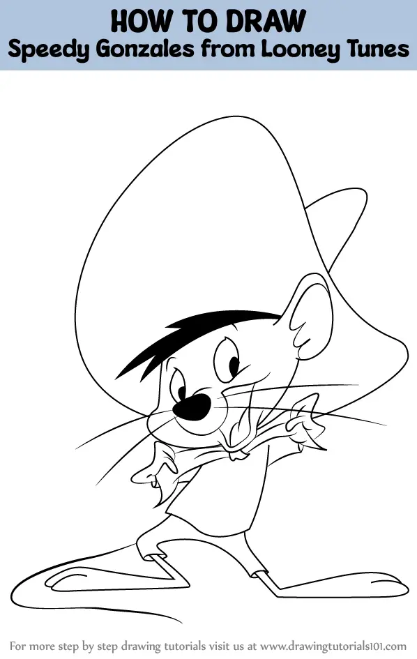 speedy gonzales  Disney character drawings, Classic cartoon
