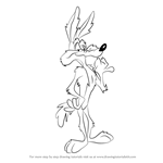 How to Draw Wile E. Coyote from Looney Tunes