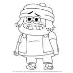 How to Draw Toque Kid from Looped