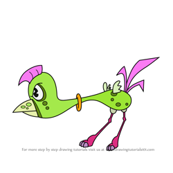 How to Draw Galactic Hen from Lucky Fred