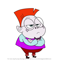 How to Draw Mort from Lucky Fred