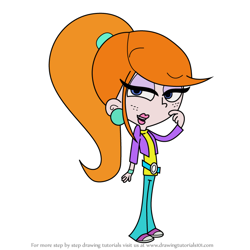 How to Draw Nora from Lucky Fred