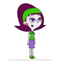 How to Draw Raquel Luckpuig from Lucky Fred