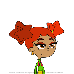 How to Draw Sara from Lucky Fred