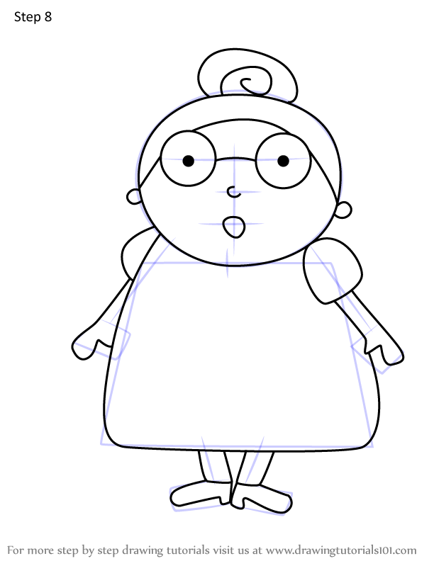 How to Draw Ms. Minty from Making Fiends (Making Fiends) Step by Step