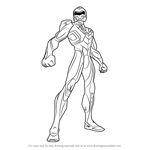 How to Draw Max Steel from Max Steel