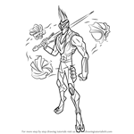 How to Draw Ven-Ghan from Max Steel