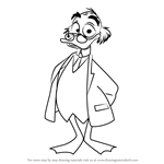 How to Draw Ludwig Von Drake from Mickey Mouse Clubhouse