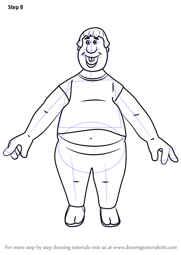 Learn How to Draw Willie the Giant from Mickey Mouse Clubhouse (Mickey