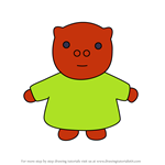 How to Draw Grunty from Miffy and Friends