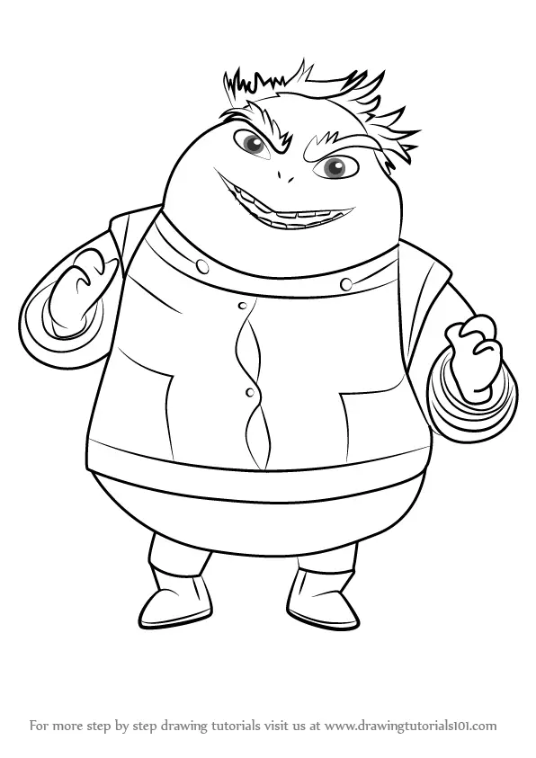 Learn How to Draw Gadfly Garnett from Miles from Tomorrowland (Miles ...