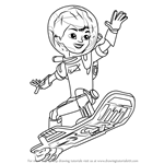 How to Draw Miles Callisto from Miles from Tomorrowland