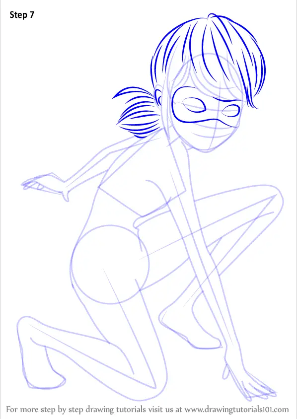 Learn How to Draw Ladybug from Miraculous Ladybug (Miraculous Ladybug