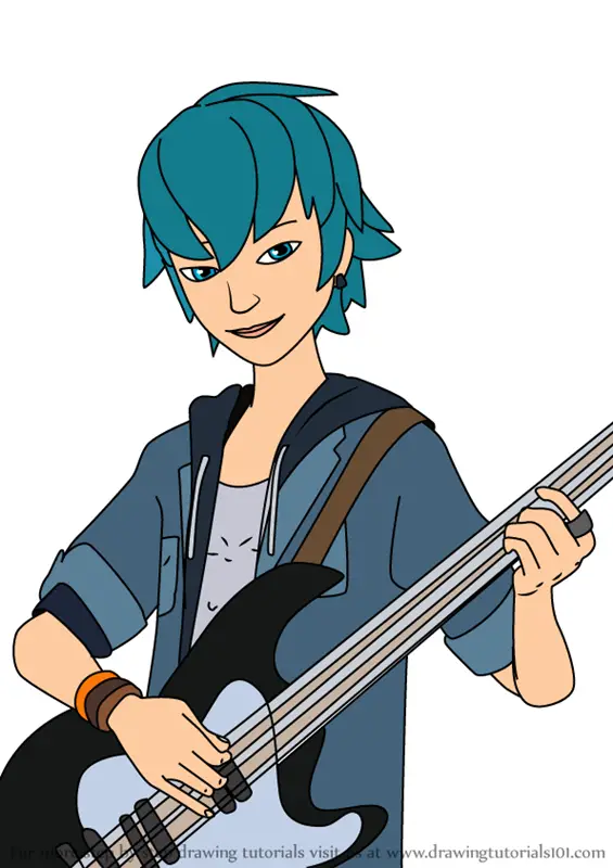 Download Learn How to Draw Luka Couffaine from Miraculous Ladybug (Miraculous Ladybug) Step by Step ...
