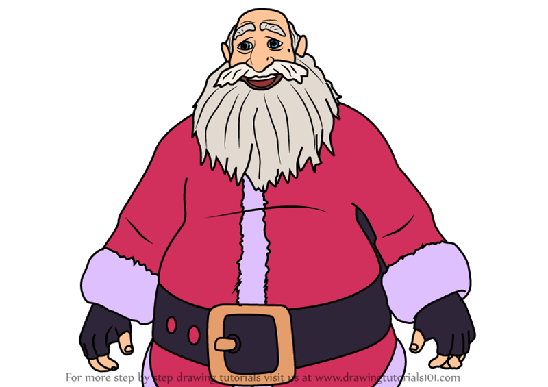 Learn How To Draw Santa Claus From Miraculous Ladybug Miraculous