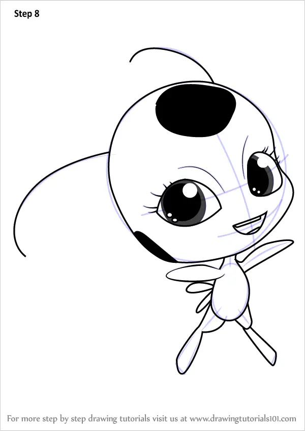 Learn How to Draw Tikki from Miraculous Ladybug (Miraculous Ladybug