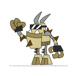 How to Draw Brohawk from Mixels
