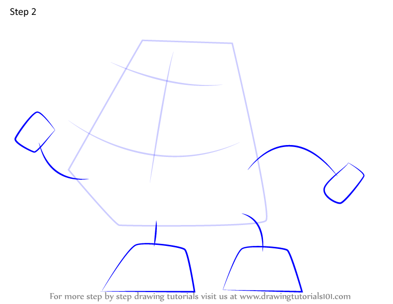 How to Draw Rocky from Mixels (Mixels) Step by Step