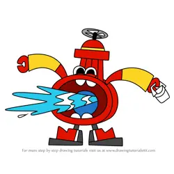 How to Draw Splasho from Mixels