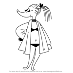 How to Draw Audrey Glamour from Moomins