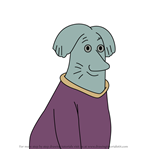 How to Draw Hodgkins from Moomins