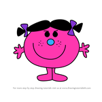 How to Draw Little Miss Bad from Mr. Men