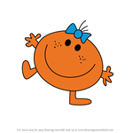 How to Draw Little Miss Fun from Mr. Men