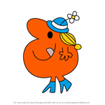 How to Draw Little Miss Greedy from Mr. Men