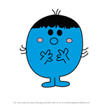 How to Draw Little Miss Shy from Mr. Men